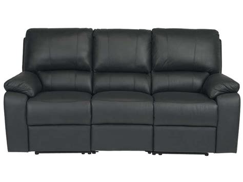 Canapés droits et banquettes 2, 3 et à 5 places. Canapé fixe relaxation manuel 3 places en cuir VICKY ...