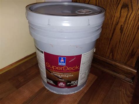 Sherwin williams colors collection deck complete paint colors. NEW 5 Gallons Sherwin Williams Super Deck Exterior Deck ...