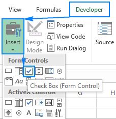 Inserting a checkbox in excel is an easy task. Insert checkbox in Excel: create interactive checklist or ...
