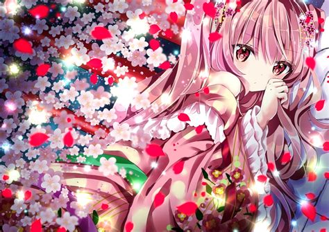 Aliasing Cherry Blossoms Flowers Japanese Clothes Lolita Fashion Long