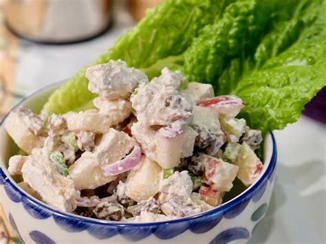 Mix the vinegar and the oil, drizzle on salads and serve. Creamy Chicken Salad with Fruits and Nuts : Easy Healthy ...