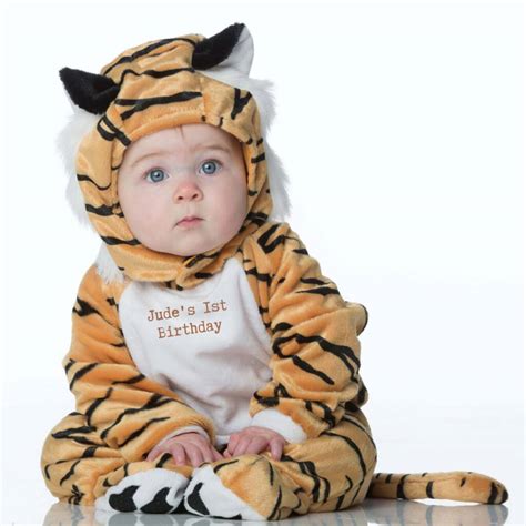 Personalised Baby Tiger Costume By Time To Dress Up