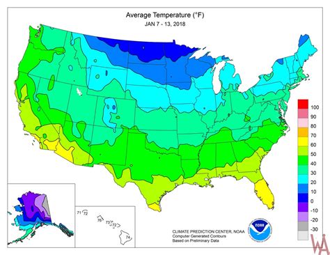 Temperature Map Usa Forecast Kinderzimmer 2018