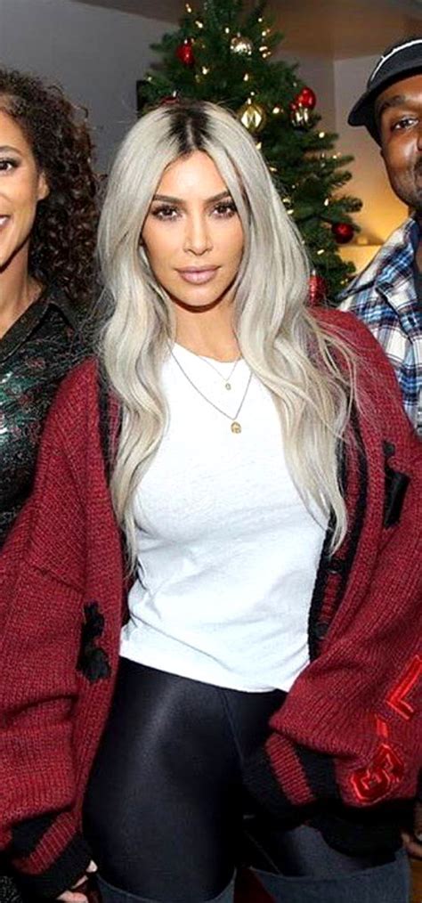 Pinterest Deborahpraha ♥️ Kim Kardashian Platinum Blonde Hair With