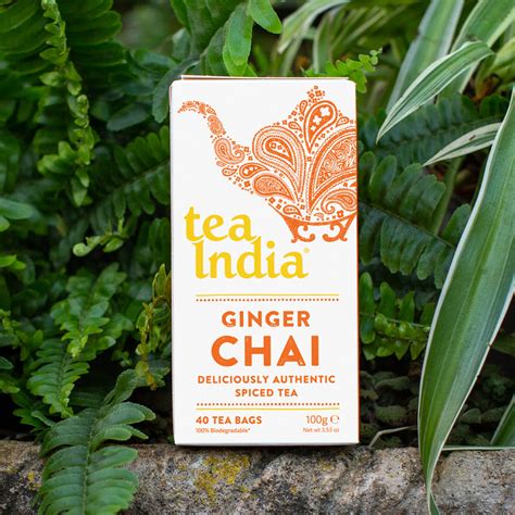 Ginger Chai Tea Bags Buy Online Tea India