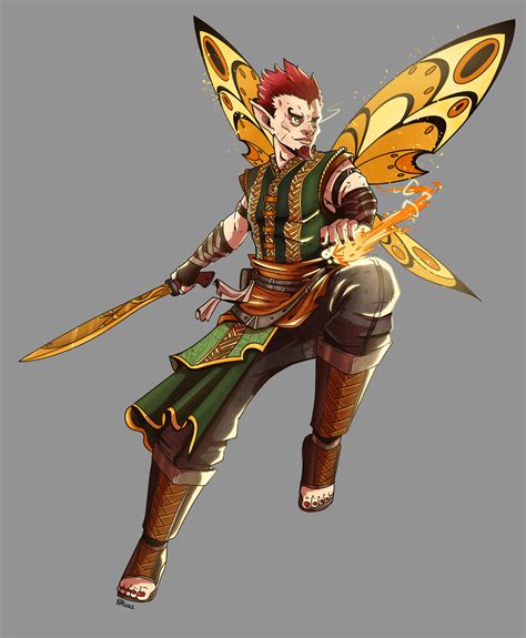 Artstation Dnd Character Design Fairy Warlock