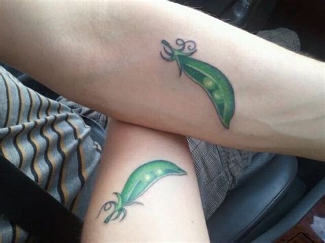 Two Peas In A Pod Tattoos For Daughters Bff Tattoos Poppies Tattoo