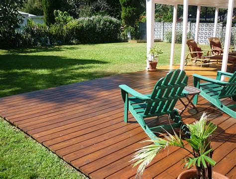 Ground Level Deck Ideas Home Design Ideas