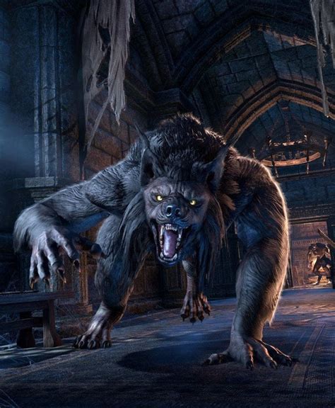 Un Loup Garou Tel Quil Peut être Vu Dans La Mythique Saga De Jeux
