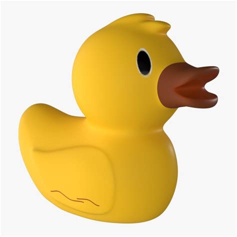 3d Rubber Duck Yellow Model Turbosquid 1743047