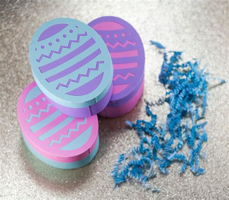 SVG File: 3D Easter Egg Gift Box / Treat Box / Favor Box Cut | Etsy