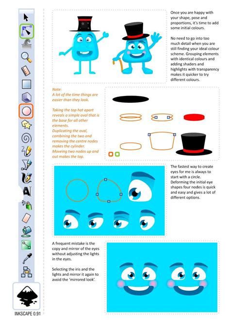 Character Design Tips Game Character Inkscape Tutorials Vector Game