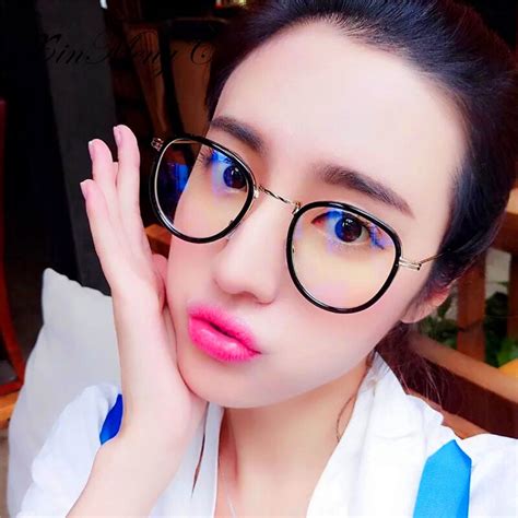 xinmengc points women oval frame fashion party eyewear anti blue ray clear lens computer glasses