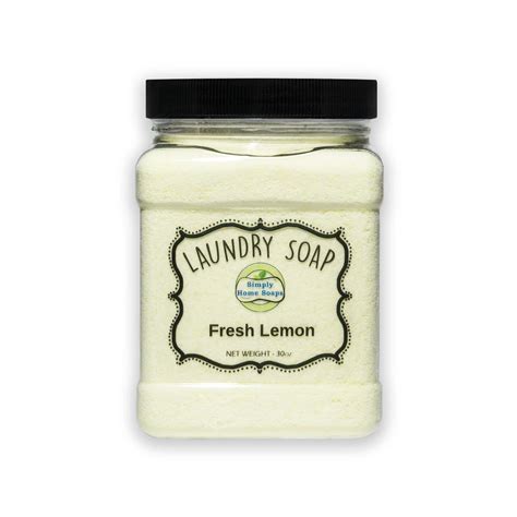 Fresh Lemon Laundry Soap He Safe Simply Home Soaps