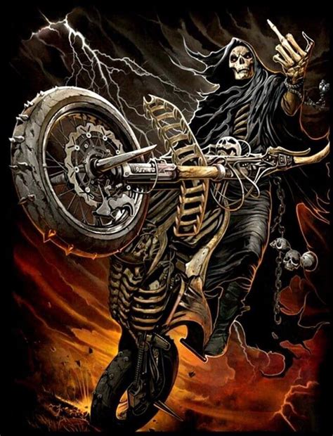 Pin By Tony Jaksitz On Fear The Reaper Biker Art Beautiful Dark Art