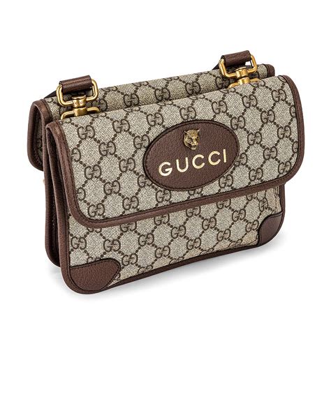 Gucci Neo Vintage Shoulder Bag In Beige Ebony And New Acero Fwrd