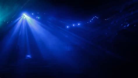 Stage Lights Blue Bright Stage 스톡 동영상 비디오100 로열티프리 5305097