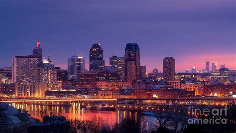 Minneapolis Skyline At Sunset Photograph By Lavin Photography Pixels