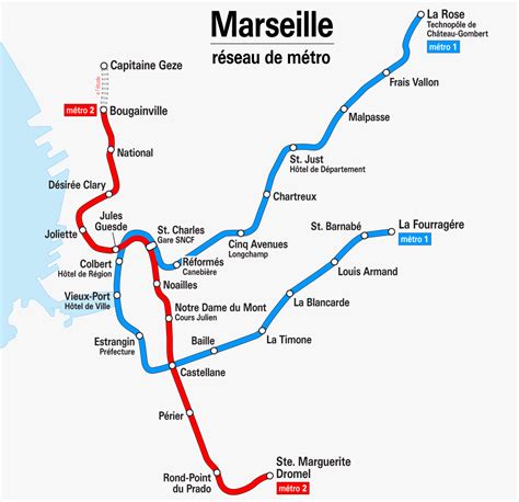 Plan Du M Tro D Couvrir Le M Tro De Marseille D Couvrir Marseille