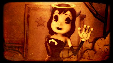 bendy and the ink machine alice angel poster