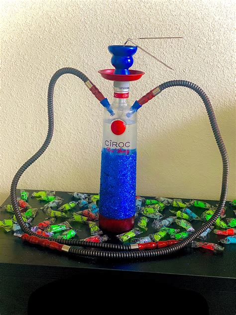 Custom Two Hose Hookah With Plastic Tips Etsy