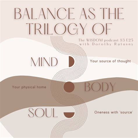 Balance As The Trilogy Of Mind Body And Soul The Wisdom Podcast