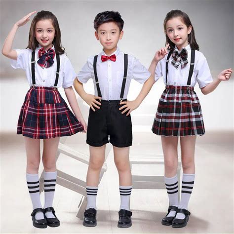 100 170cm Kids Clothing Set Topsskirtstrap Teenager Girls Plaid