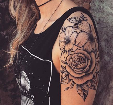 Amazing Feminine Half Sleeve Tattoo Image Hd