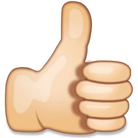 Thumbs Up Hand Png Transparent Images Free