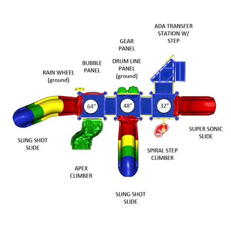 Radical Rainbow Create More Play Structure Playground Equipment
