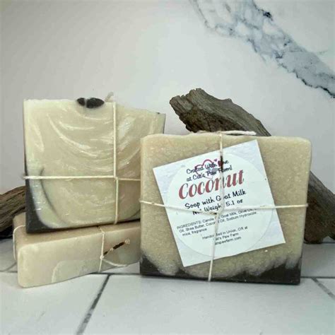 Coconut Scented Soap With Goat Milk Cats Paw Farm
