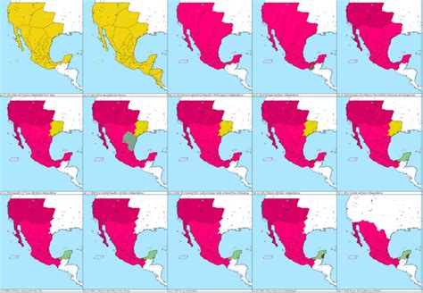 Los Mapas Que Reflejan Los Cambios México En Dos Siglos N