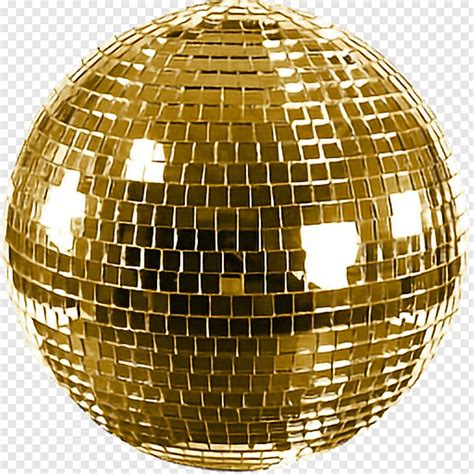 Glow Party Gold Disco Ball Png Hd Png Download 1024x1024 7526110