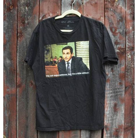 Hype The Office Michael Scott Superstitious T Shirt Grailed