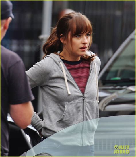 Dakota Johnson Is All Smiles On Fifty Shades Set After Breakup Photo