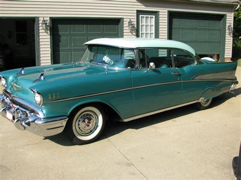 57 Chevy Belair 2 Door Hardtop Restored Beautiful Vintage Retro