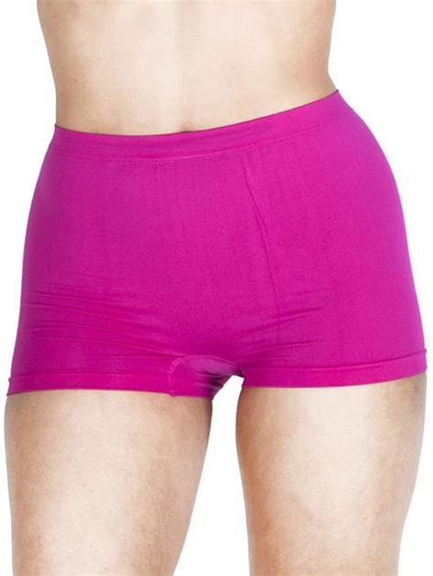 Womens High Waist Boxer Shorts Pants Ladies Stretchable Underwear Lot