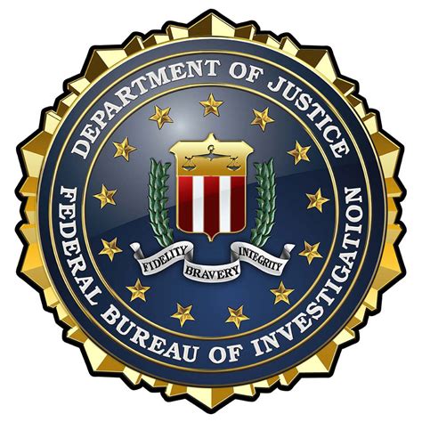 Federal Bureau Of Investigation Fbi All Metal Sign 15 Round North