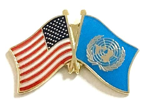 United Nations Flag Friendship Lapel Pins World Flag Friendship Lapel