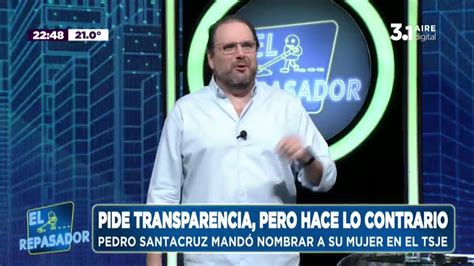 ⭕️el senador pedro santacruz pide transparencia pero hace lo contrario 👉🏽nombró a su pareja un