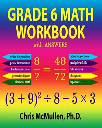 Grade 6 Math Workbook With Answers Let Me Read