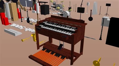 Musical Instrument Props 3d Warehouse