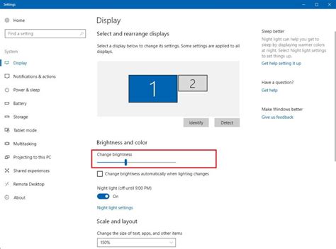 (if the slider isn't there, see the notes section below.) some pcs can let windows automatically adjust screen brightness based on the current lighting conditions. How to adjust screen brightness on Windows 10 | 2shorte ...