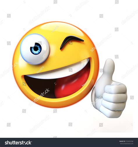 Thumb Up Emoji Isolado No Fundo Ilustrações Stock 725959768 Shutterstock