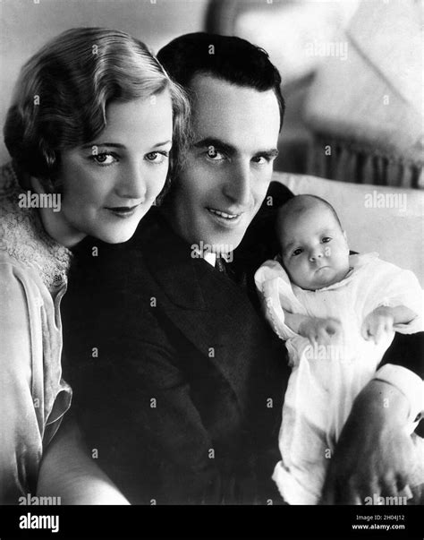Harold Lloyd And His Wife Mildred Davis Lloyd With Their Only Son