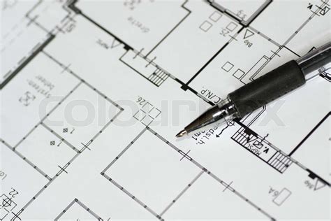 Technical Drawing Stock Image Colourbox