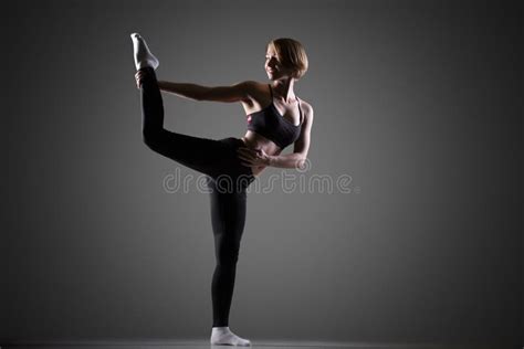 Fit Woman Doing Stretching Gymnastics Stock Image Image Of Attractive