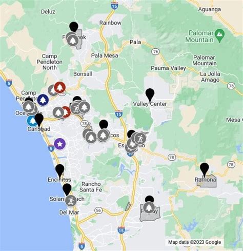North County San Diego Gang Map 2023 Rdaygofoos