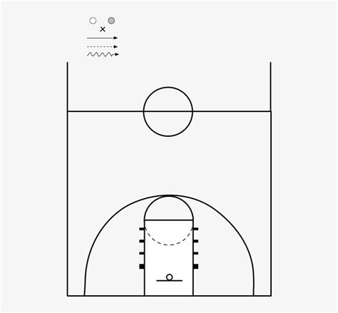 Basketball Court Diagram Png Image Transparent Png Free Download On