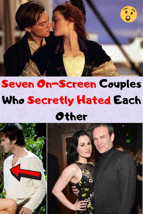 Seven On Screen Couples Who Secretly Hated Each Other Couples